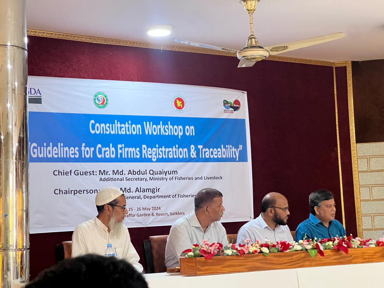 DoF-BTF Organized Consultation Workshop about Guidelines for Crab Firms Registration & Traceability 5/26/2024