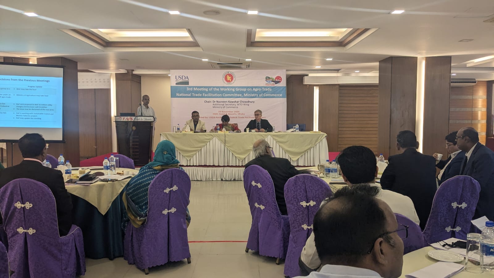 BTF Organized 3rd Meeting of the Working Group on Agro-Trade National Trae Facilitation Committee, Ministry of Commerce